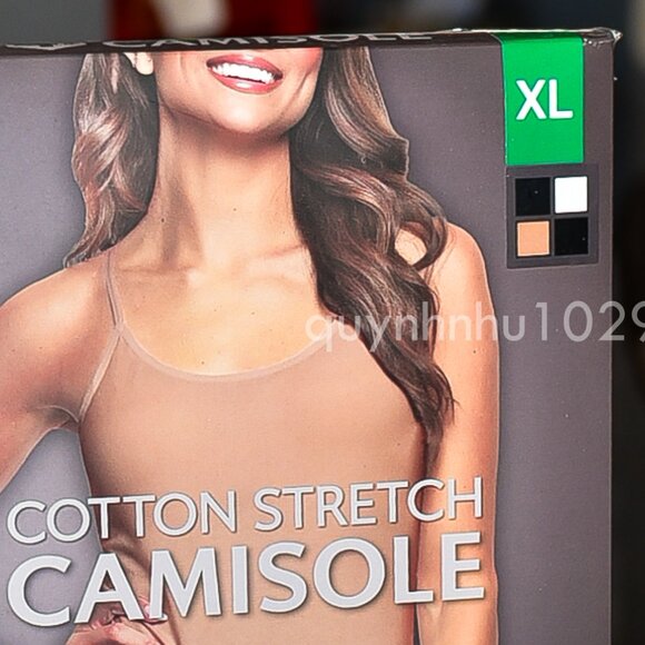 Felina Cotton Stretch Camisole - Tan - Picture 3 of 5